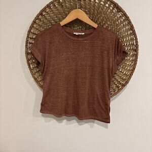 Pink Rose burgundy light weight tshirt size small